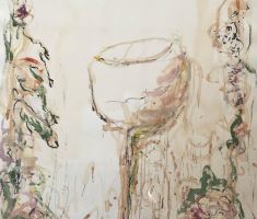  Wine watercolor 76*56 cm 